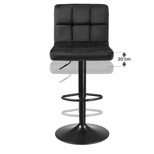 Reguliuojamo aukščio baro kėdės su metaline konstrukcija