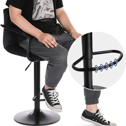 Reguliuojamo aukščio baro kėdės su patogia sėdyne