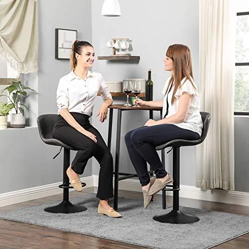 Modernios baro kėdės su atrama kojoms