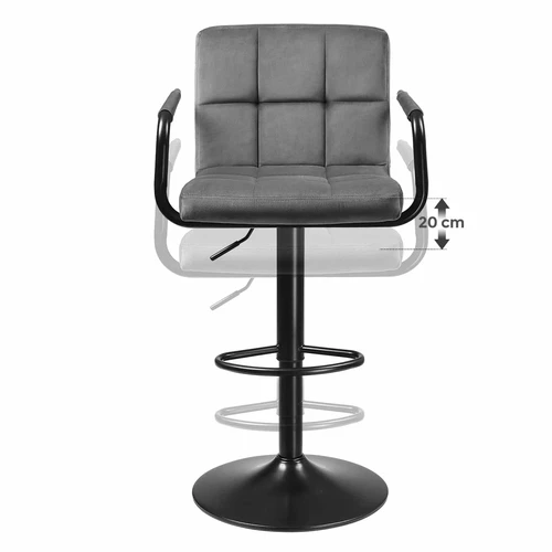 Patogios baro kėdės su atrama kojoms ir minkšta sėdyne