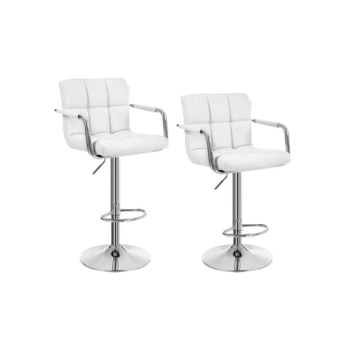 Neslystanti baro kėdė su guminiais žiedais ir padidinta stabilumu