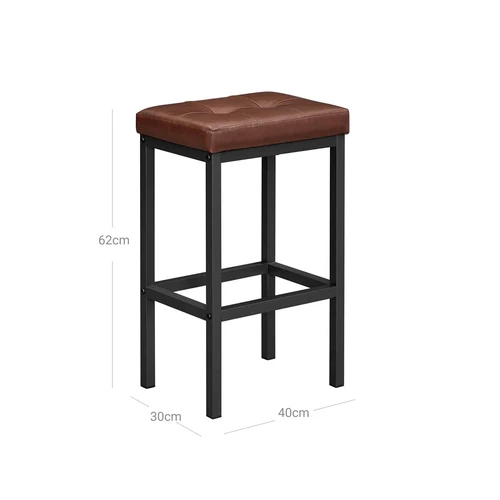 Ergonominės kėdės su plieniniu rėmu