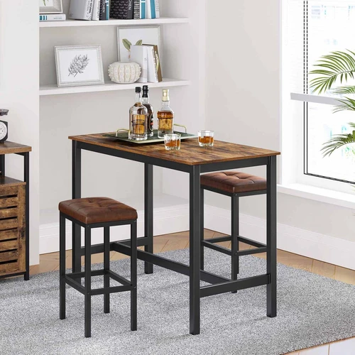 Modernios baro kėdės su PU sėdynėmis