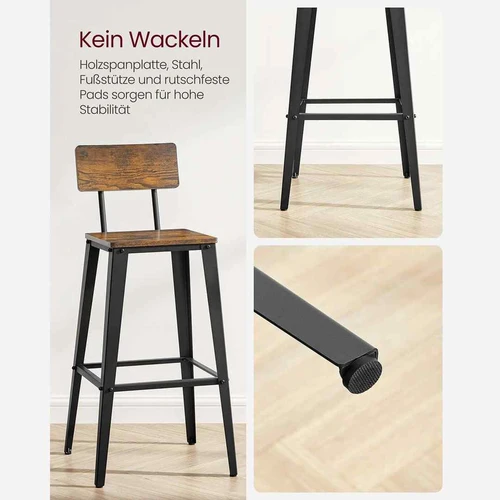 Baro kėdžių komplektas 2 vnt 74cm