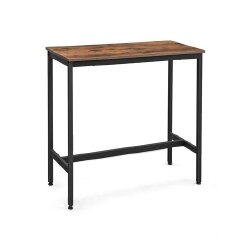 Baro stalas 100 x 40 x 90 cm., ruda/juoda