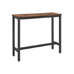 Baro stalas 120 x 40 x 100 cm., ruda/juoda