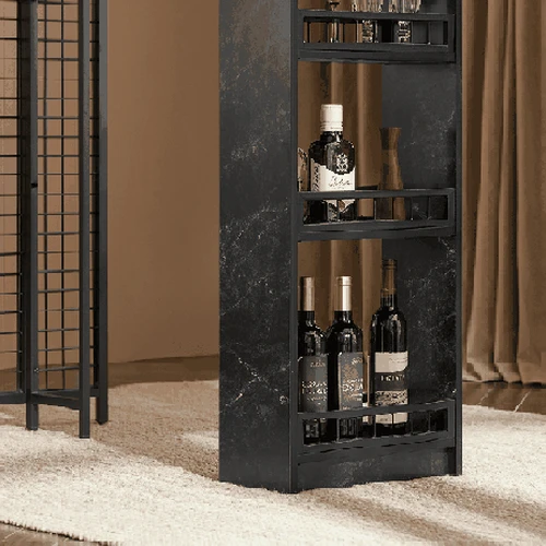 Baro stalas 120x50x105cm., juodos spalvos - Stalai