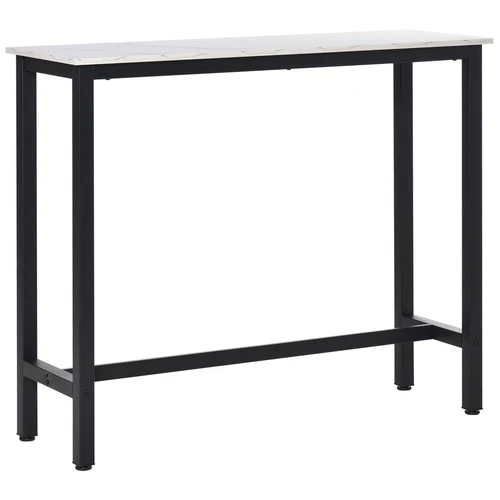 Baro stalas Homcom 120x40x100cm., juodos spalvos