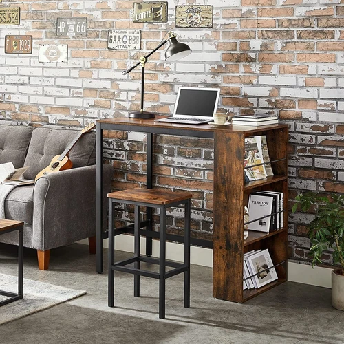 Kompaktiškas baro staliukas 110x60x100 cm