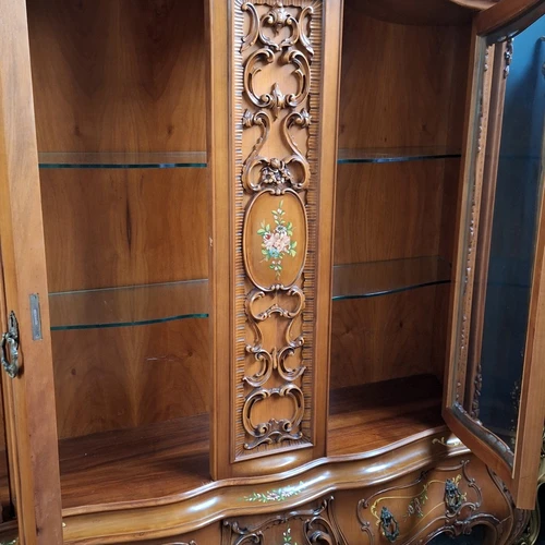 Baroko stiliaus spinta su tapyba, 48 cm gylio