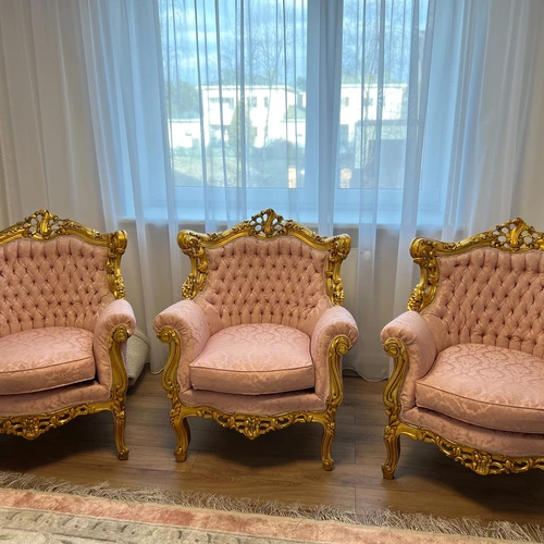 Sofa 190cm, 4 krėslai