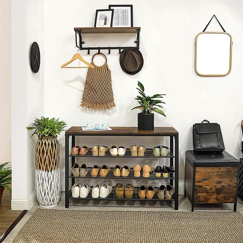 Tvirtas ir patvarus stalas su plieno konstrukcija