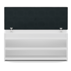 Erdvi batų lentyna su daiktadėže ir minkšta sėdyne