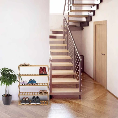 Batų lentyna Relaxdays 10038838.0, 5 lygiai, iki 15 porų, 67 × 89 × 26 cm - Batų dėžės, stovai