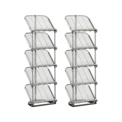 Batų lentyna SONGMICS LPC050GZ01, 5 pakopų, Pilka, 24,5 × 28,4 × 102,5 cm