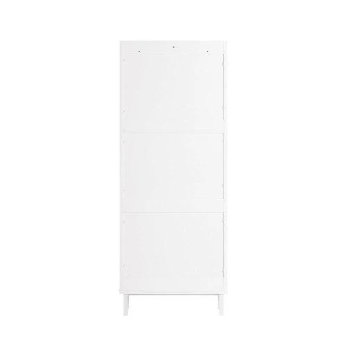 Batų spintelė 50x19x129cm., baltos spalvos - Batų dėžės, stovai