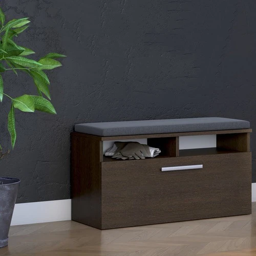 Kompaktiška batų spintelė iš MDP, 85x35x46 cm