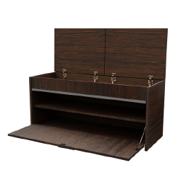 Patogi batų spintelė su PVC dengtais kraštais ir MDP medžiaga