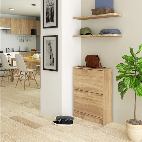 Ervūs stalčiai keliolikai batų porų