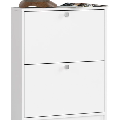 Batų spintelė NORE2, baltos spalvos