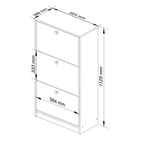 Spintelė su statino spalvos rankenomis ir 24 mėn. garantija