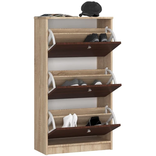 Spintelė su 3 dviejų eilių krepšeliais ir ABS briauna