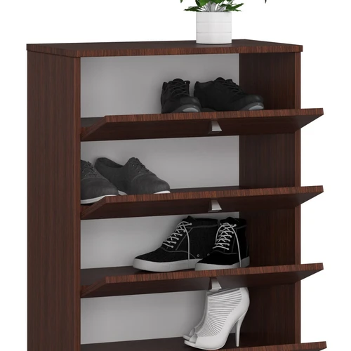 Tvarkinga batų spintelė su keturiomis varstomomis durimis