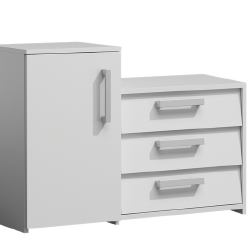 Batų spintelė Paris, balta