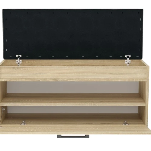 Kompaktiška batų spintelė su PVC kraštų apdaila