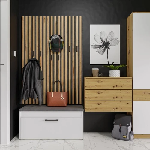 Stabili batų spintelė su 16 mm storio medžio drožlių plokšte