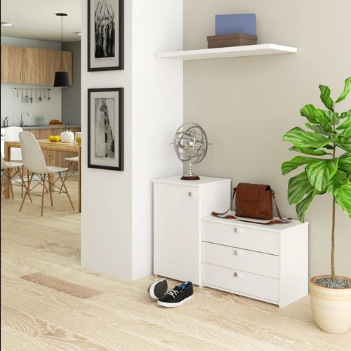 Savarankiškai surenkama komoda su instrukcija ir garantija