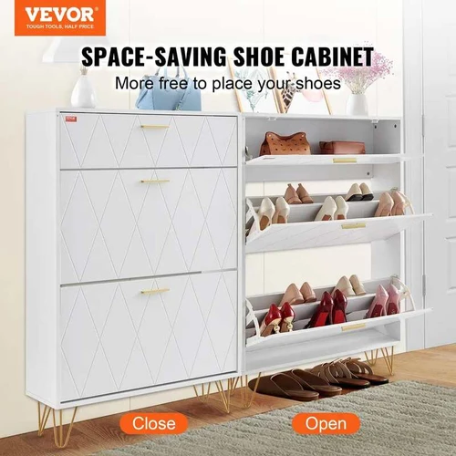 Erdvi batų spintelė prieškambariui ir svetainei