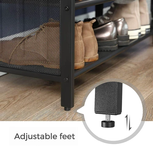 VASAGLE batų suoliukas su rankiniu ir priedais