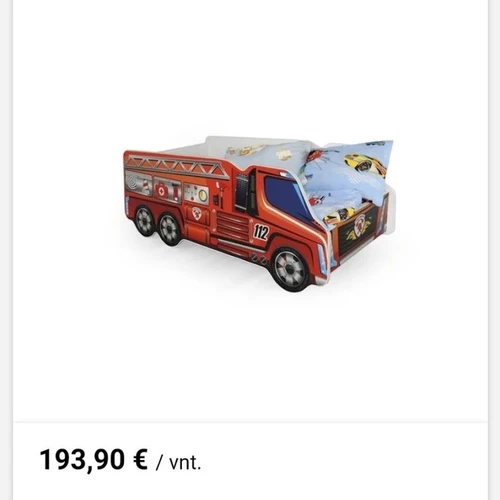 Kompaktiška lovytė 147x74 cm – ideali vaikui