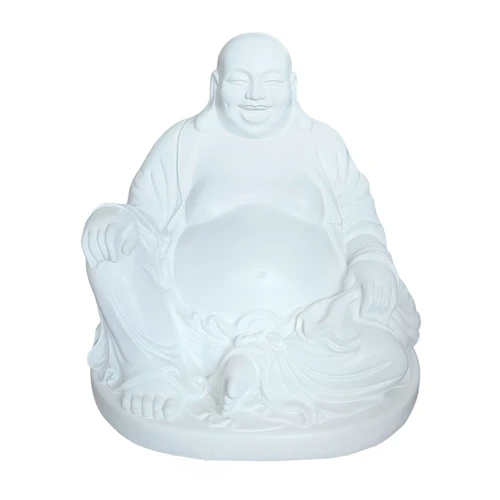 Besijuokiančio Budai skulptūra Relaxdays 10052832_49, 45 × 43 × 43 cm