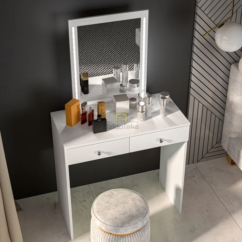 Moderni spinta su LED apšvietimu, balta