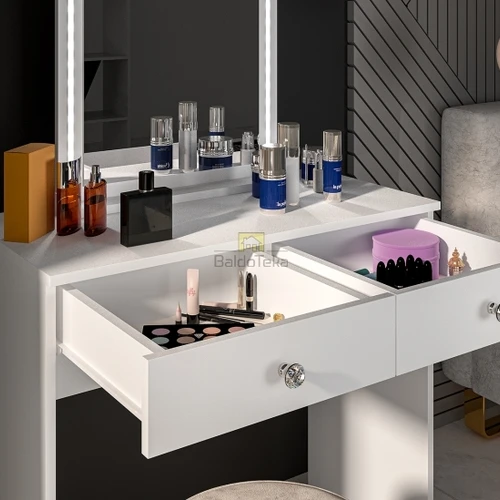 Kompaktiška spinta 80 cm pločio, balta