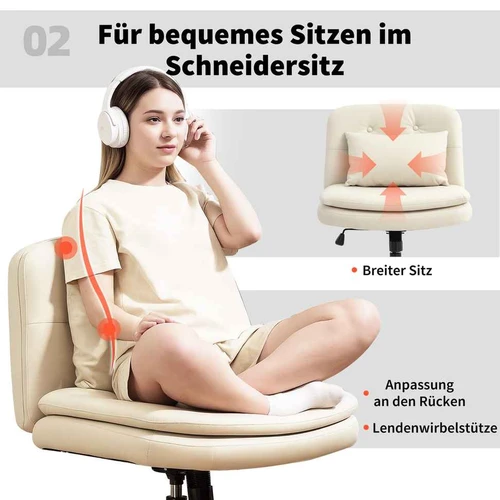 Kėdė darbui prie stalo su minkštais ratukais