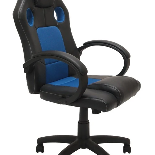 Biuro kėdė Enzo, juoda/mėlyna