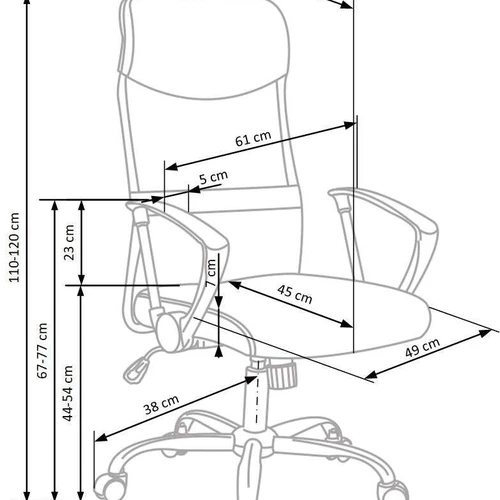 Ergonomiški TILT kėdės su TILT mechanizmu