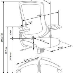 Biuro kėdė HA1491 - Darbo kėdės