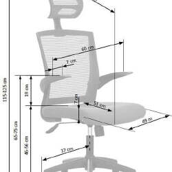 Biuro kėdė HA1929 - Darbo kėdės
