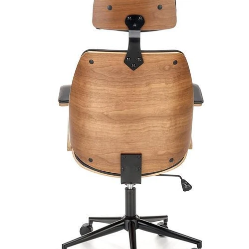 Stilinga kėdė riešuto ar juodos spalvos