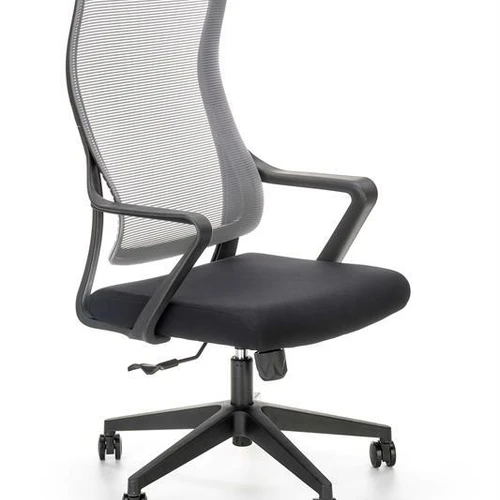 Juodos spalvos kėdė su reguliuojama aukščio ir pasvirimo funkcija