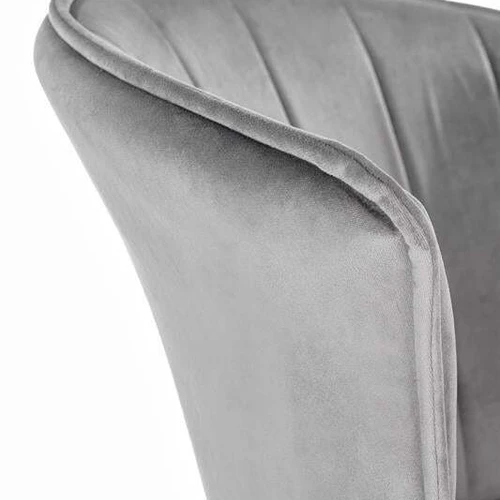 Ergonomiškas fotelis su aksominiu audiniu ir pagrindiniu mechanizmu