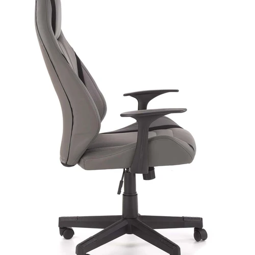 Ergonominė kėdė su membraniniu audiniu ir pilka spalva