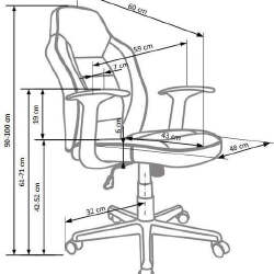 Biuro kėdė HA2773 - Darbo kėdės