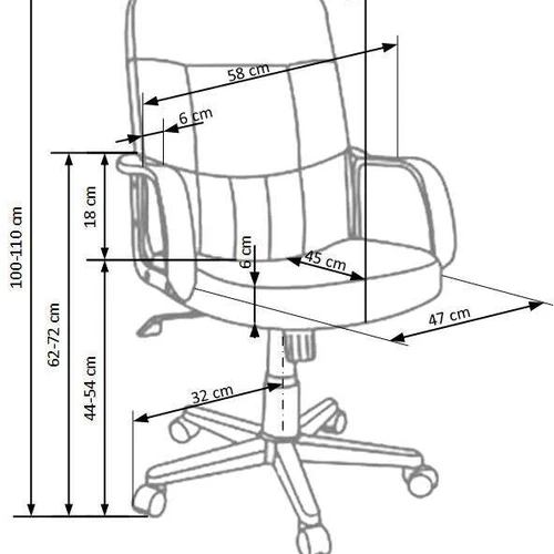 Patogi TILT kėdė iš eko odos