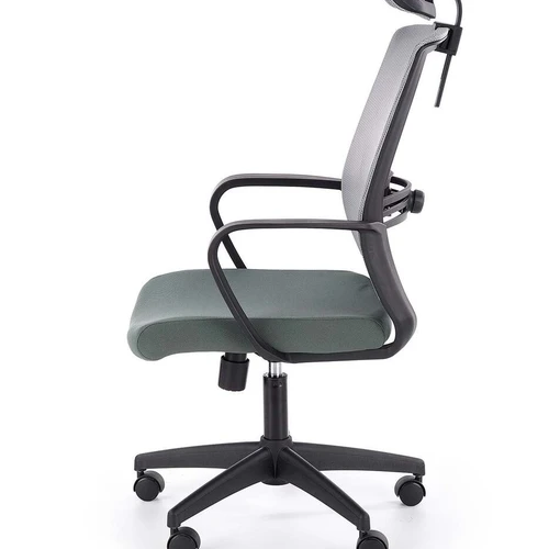 Minkšta biuro kėdė su reguliuojama atrama ir tinkleliu