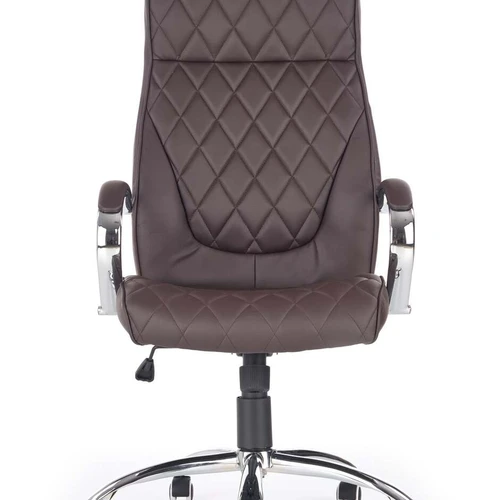 Ergonominis kėdė su TILT mechanizmu ir šokoladine eko oda